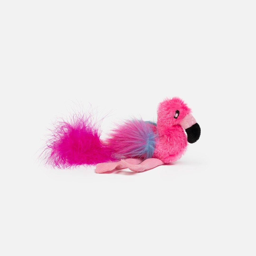 Rainbow Flamingo Cat Toy