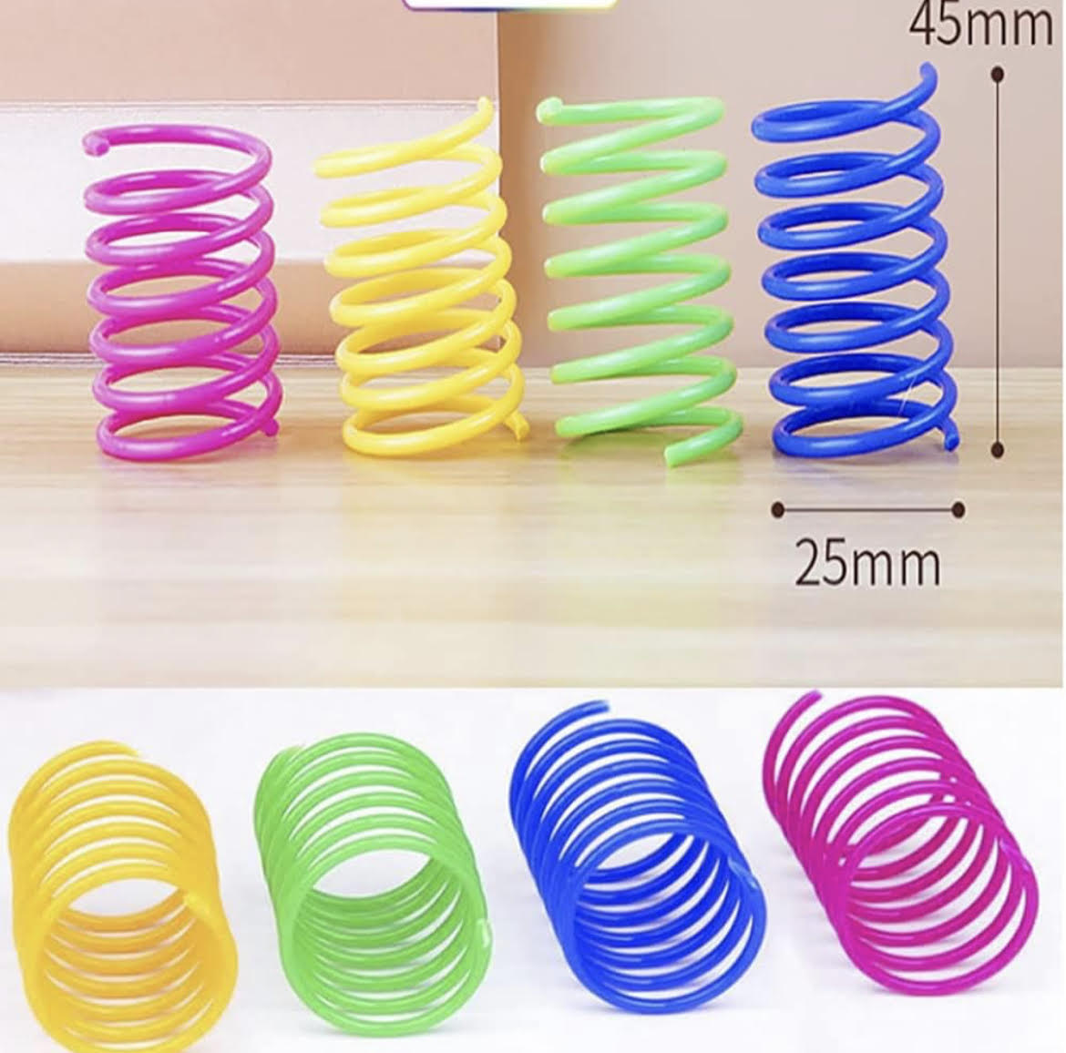 Spring - 4 pack Assorted colours