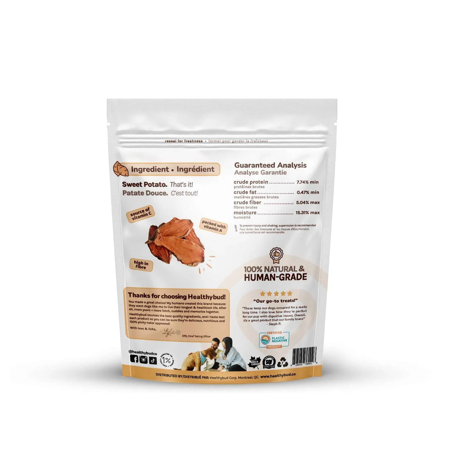 Sweet Potato Chews 160g