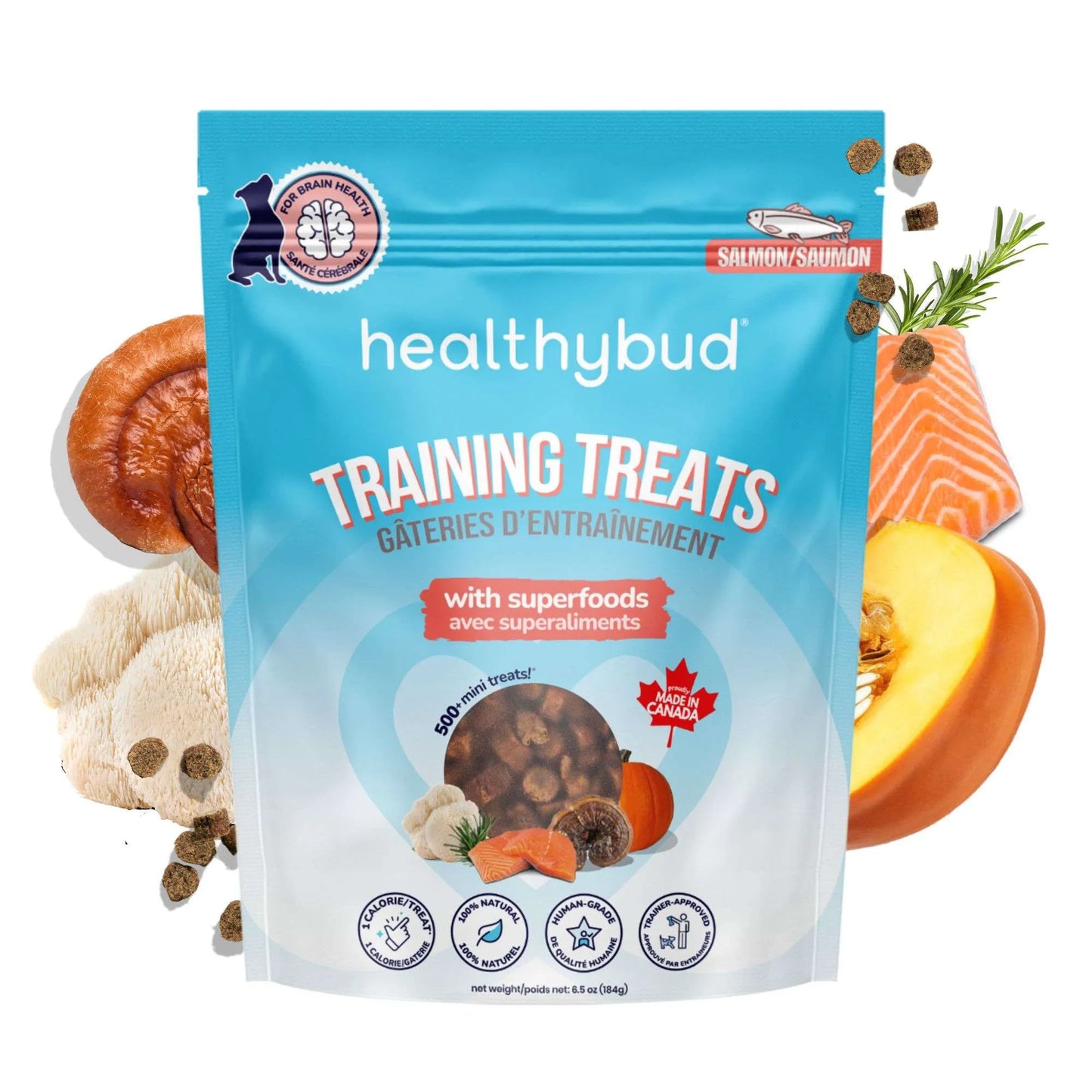 Mini Salmon Training Treats 184g