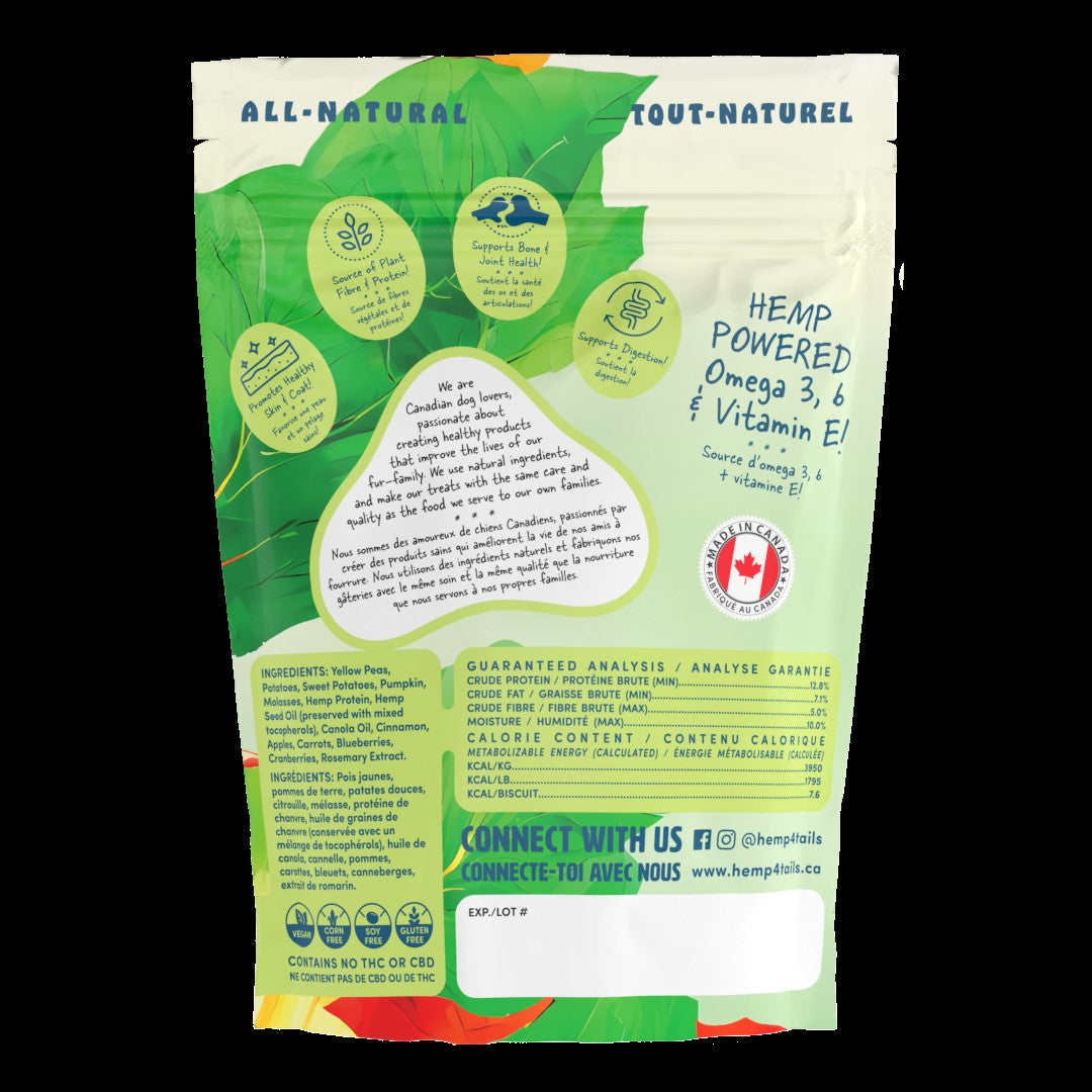 Hemp Dog Treats - Pumpkin