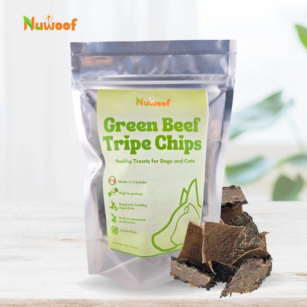 Green Beef Tripe Chips 45g