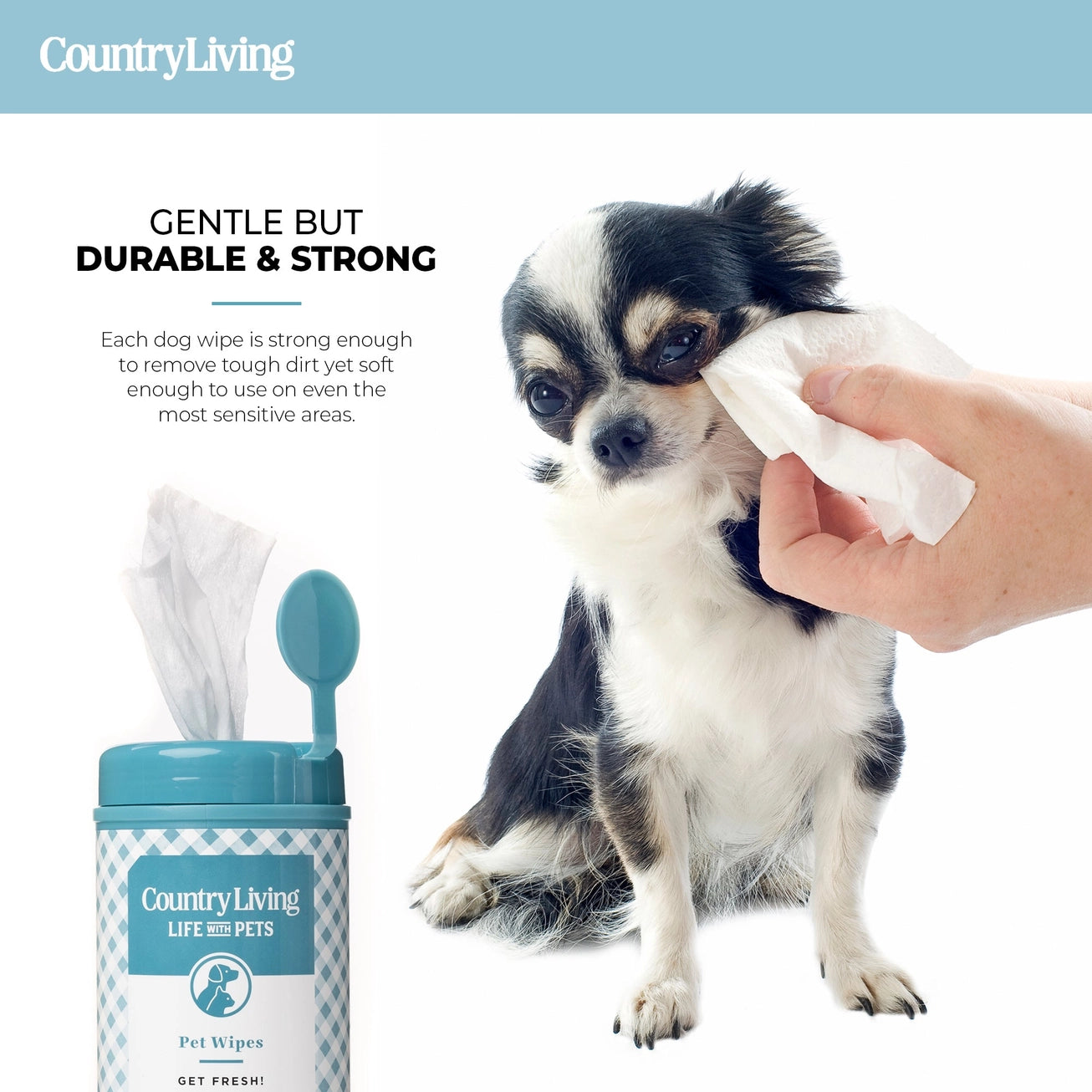 Country Living - Fragrance FREE pet wipes
